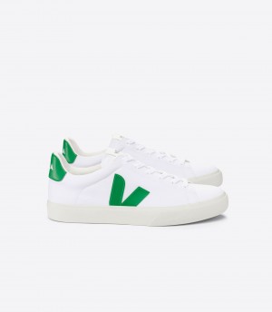 VEJA CAMPO CANVAS WHITE EMERAUDE | VJ24185