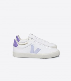 VEJA CAMPO CANVAS WHITE SWAN LAVANDE | VJ24186