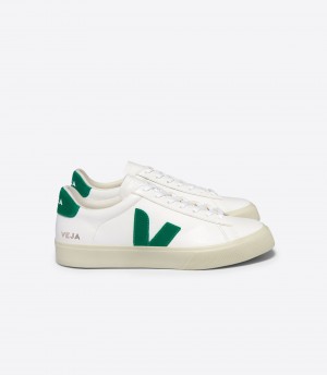 VEJA CAMPO LEATHER WHITE EMERAUDE | VJ24189