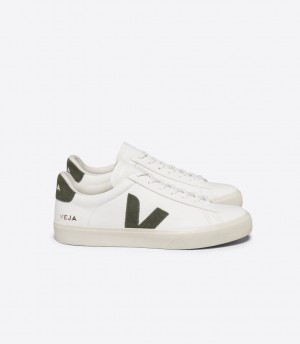 VEJA CAMPO LEATHER WHITE KAKI | VJ24208