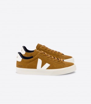 VEJA CAMPO SUEDE CAMEL WHITE | VJ24490