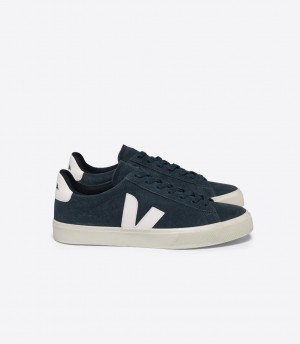 VEJA CAMPO SUEDE NAUTICO WHITE | VJ24193