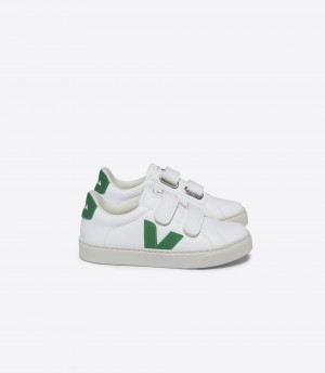 VEJA ESPLAR LEATHER WHITE EMERAUDE | VJ24856