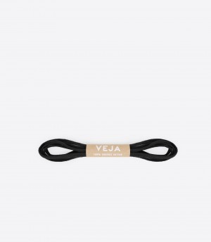 VEJA LACES ORGANIC COTTON BLACK | VJ24914