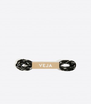 VEJA LACES PET BLACK OXFORD GREY | VJ24918