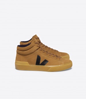 VEJA MINOTAUR SUEDE CAMEL BLACK | VJ24329