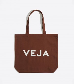 VEJA TOTE BAG COTTON CHOCOLATE | VJ24904