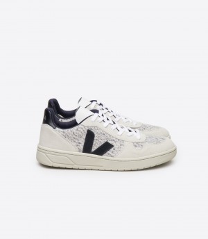 VEJA V-10 FLANNEL SNOW BLACK | VJ24555