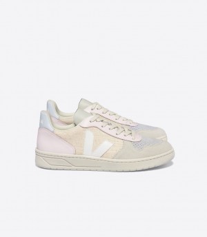 VEJA V-10 J-MESH JUTE WHITE MULTICO | VJ24224