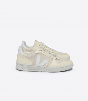 VEJA V-10 J-MESH JUTE WHITE | VJ24218