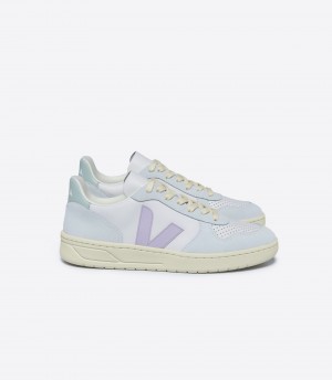 VEJA V-10 LEATHER GRAVEL PARME MENTHOL | VJ24229