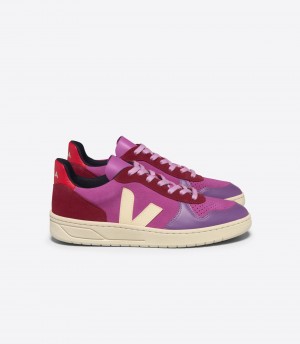 VEJA V-10 SUEDE MULTICO ULTRAVIOLET CALCAIRE | VJ24553