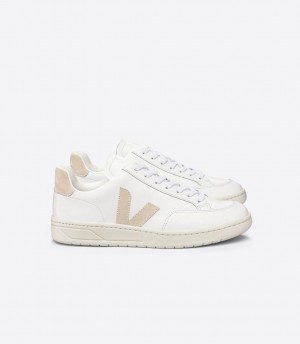 VEJA V-12 LEATHER WHITE SABLE | VJ24264