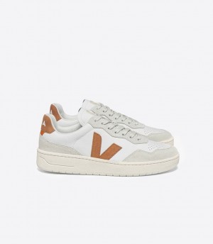 VEJA V-90 LEATHER WHITE UMBER | VJ24572