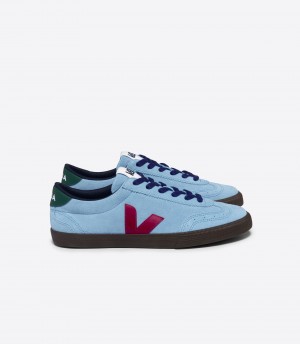 VEJA VOLLEY SUEDE AQUA MARSALA EAGLE | VJ24470