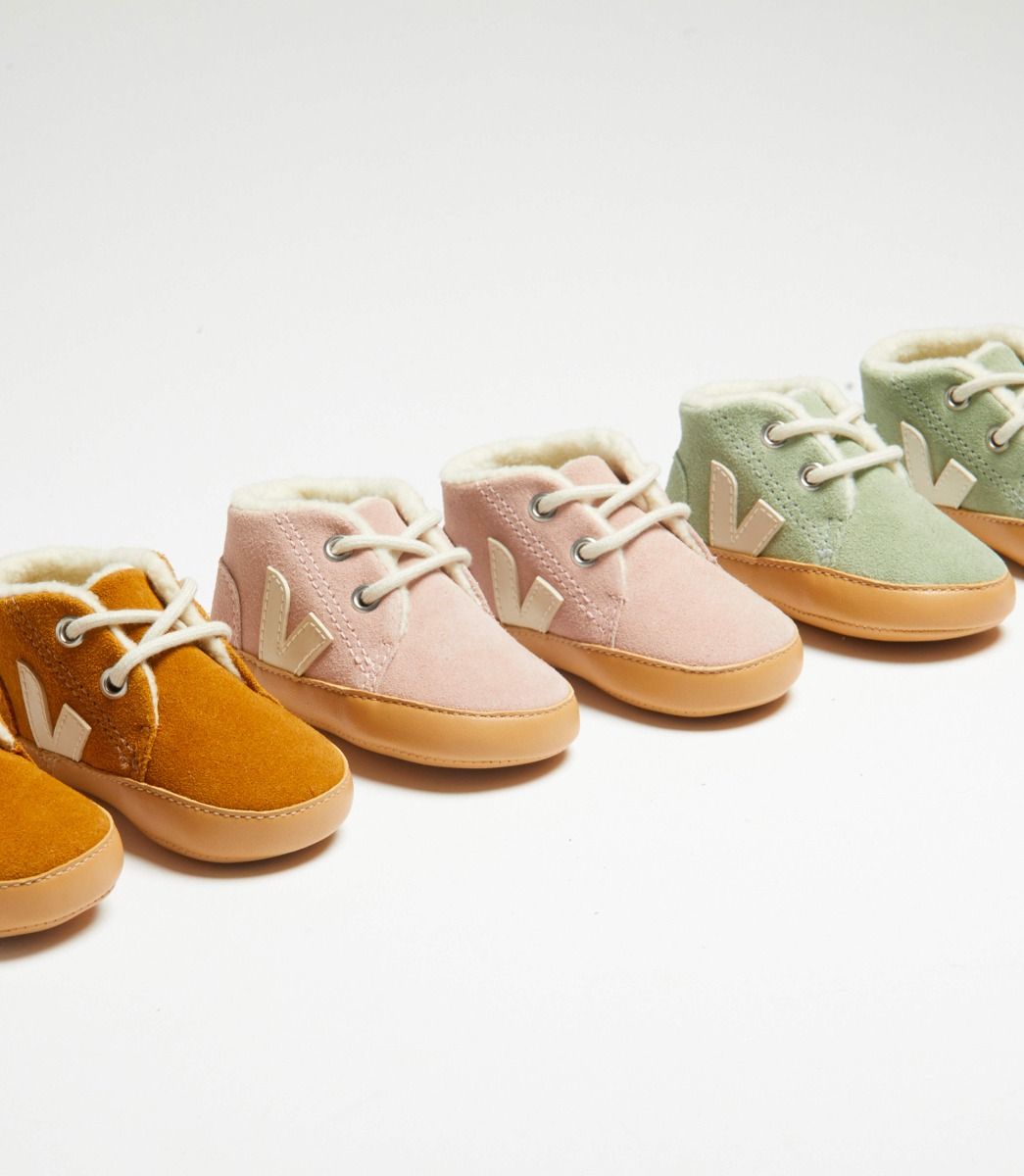 VEJA BABY FURED SUEDE CLAY PIERRE | VJ24852