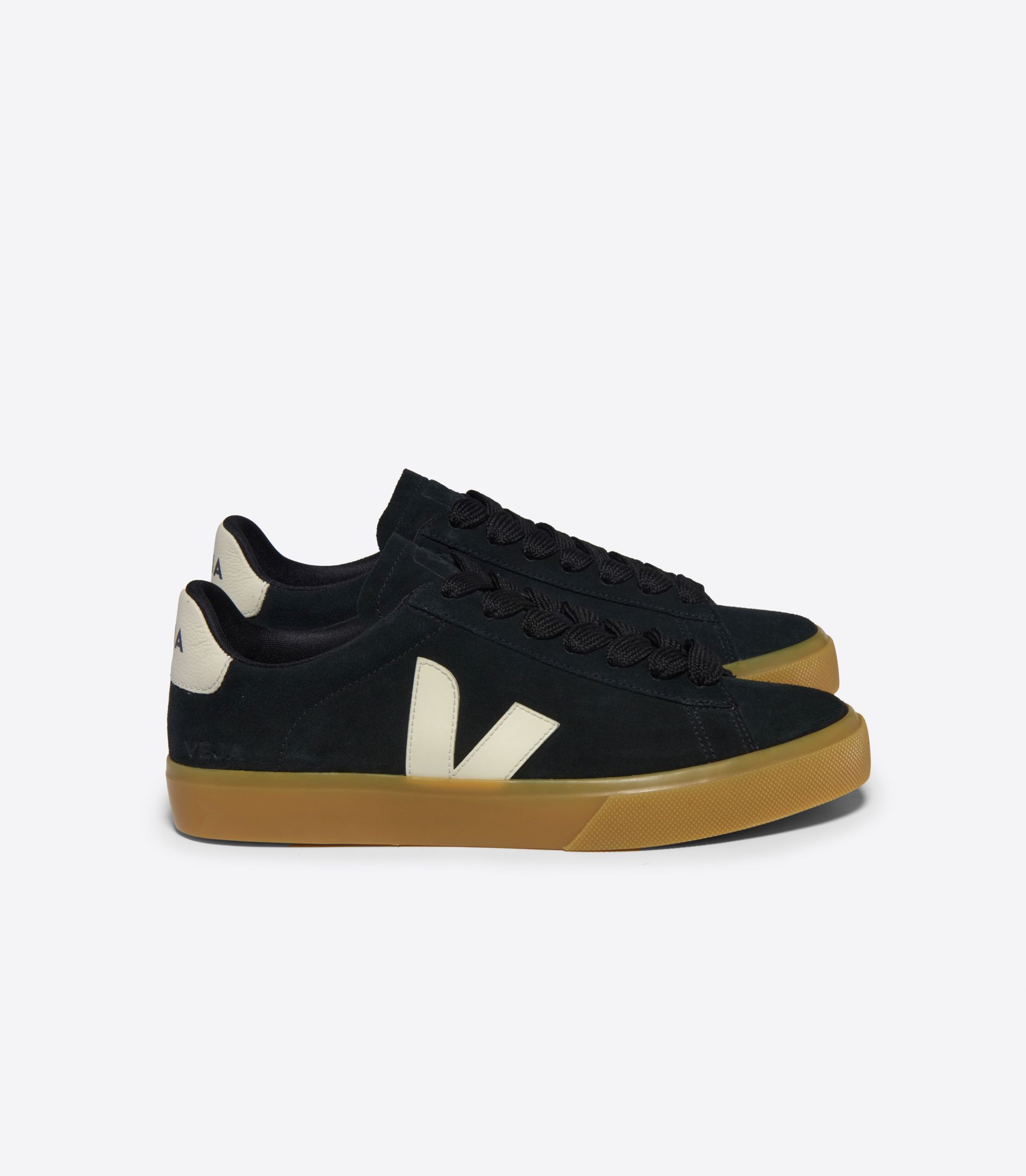 VEJA CAMPO BOLD SUEDE BLACK PIERRE | VJ24511