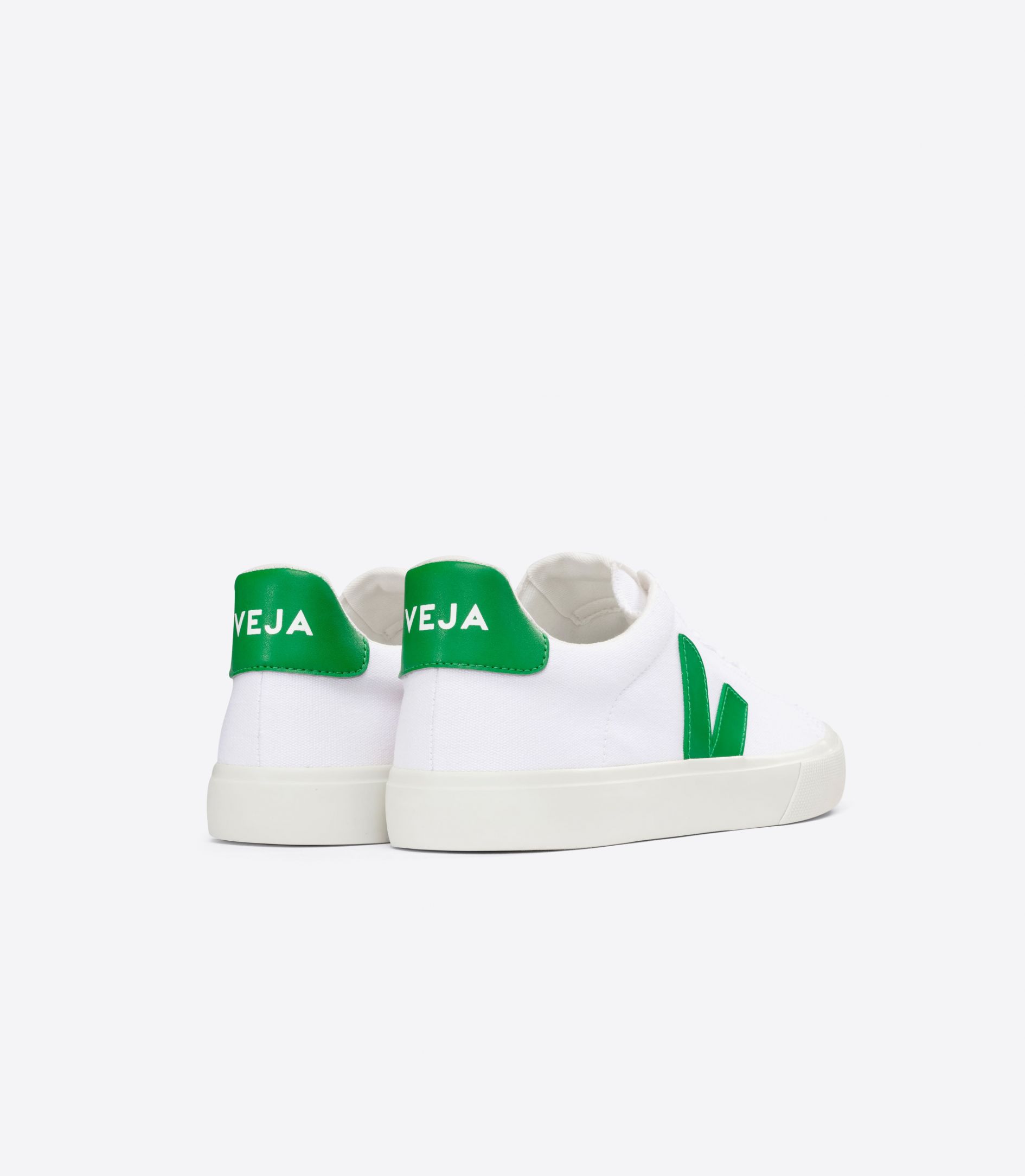 VEJA CAMPO CANVAS WHITE EMERAUDE | VJ24185