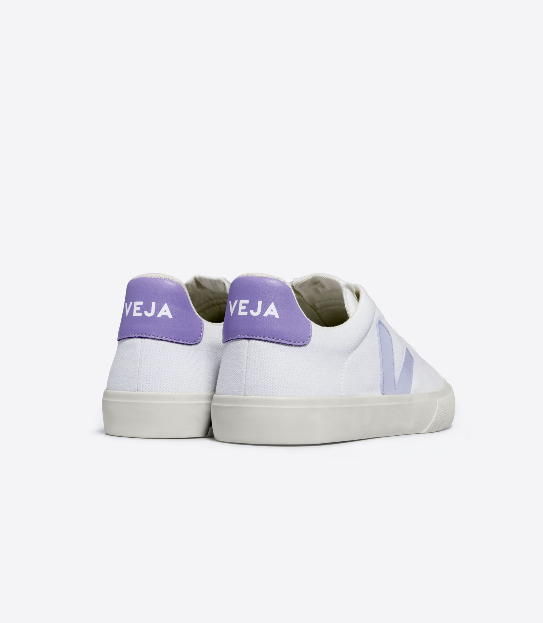 VEJA CAMPO CANVAS WHITE SWAN LAVANDE | VJ24481