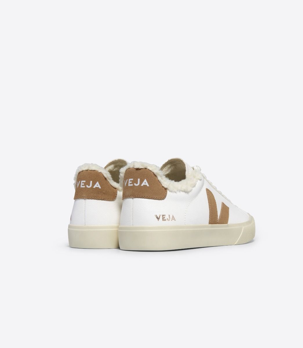 VEJA CAMPO FURED LEATHER WHITE DESERT | VJ24501