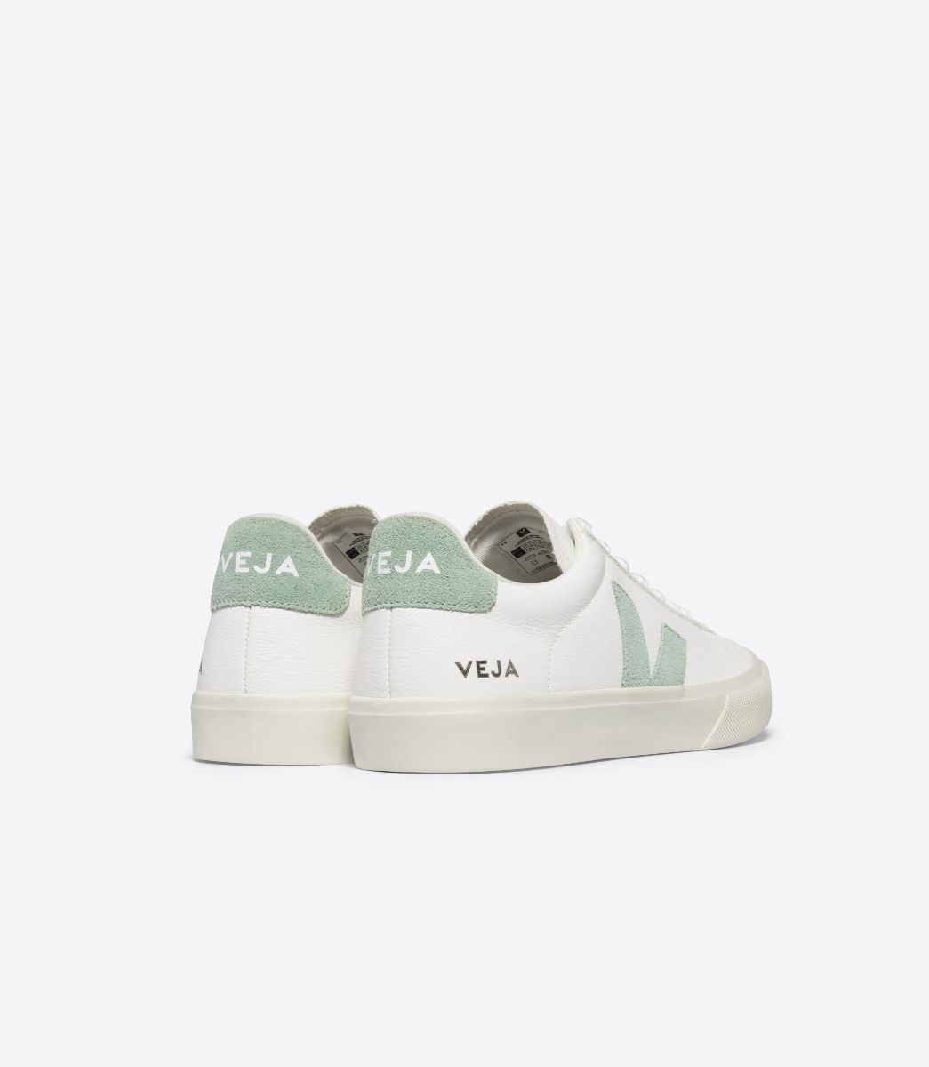 VEJA CAMPO LEATHER WHITE MATCHA | VJ24197