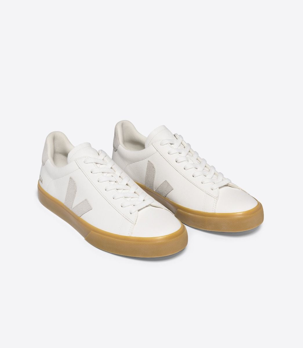 VEJA CAMPO LEATHER WHITE NATURAL NATURAL | VJ24500