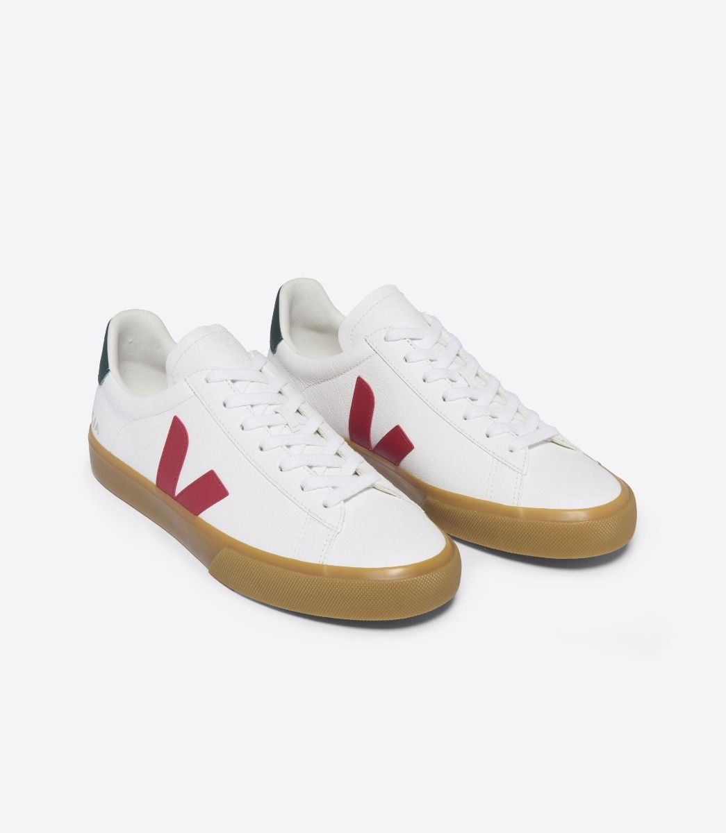 VEJA CAMPO LEATHER WHITE PEKIN POKER NATURAL | VJ24498