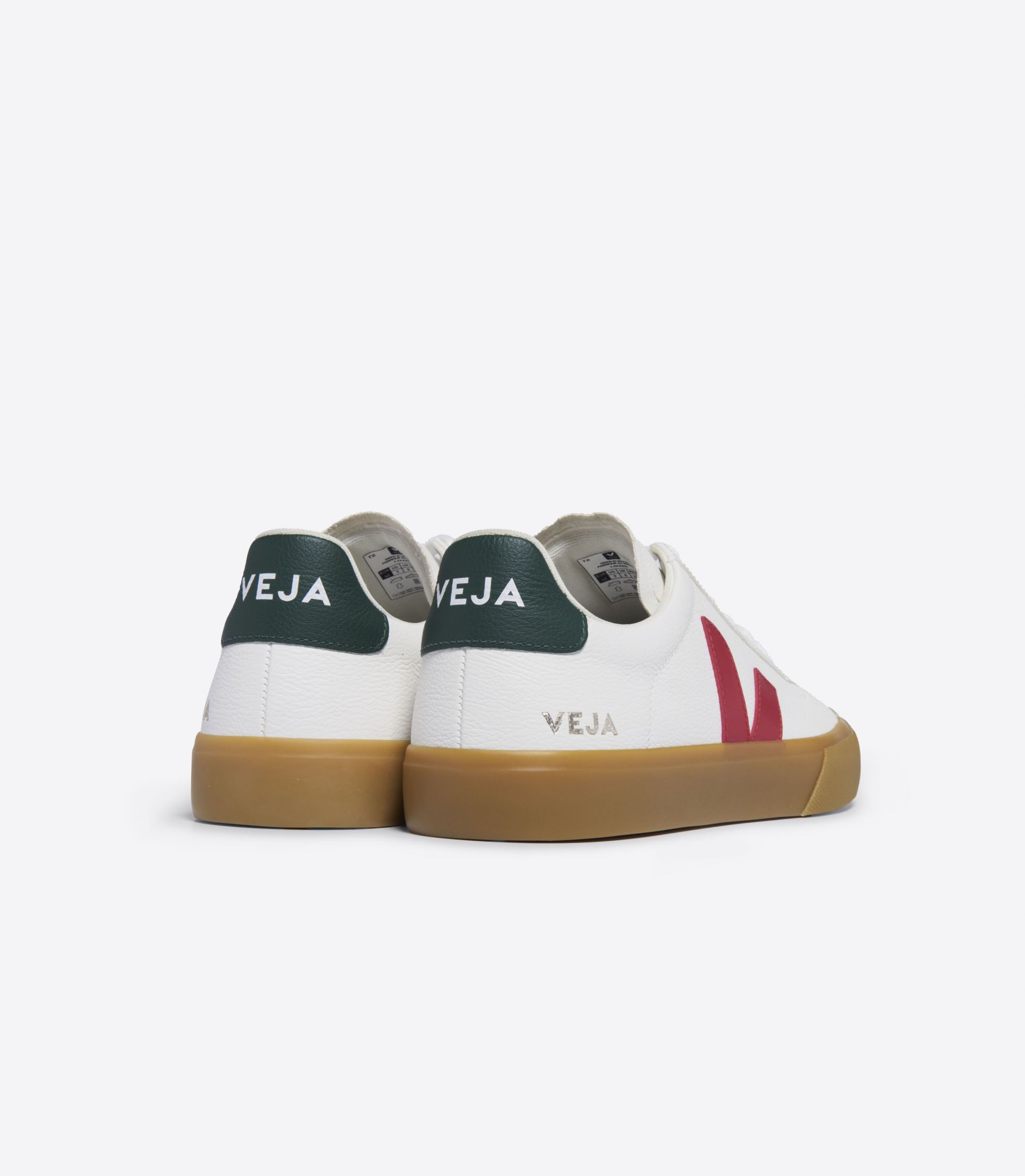 VEJA CAMPO LEATHER WHITE PEKIN POKER NATURAL | VJ24498