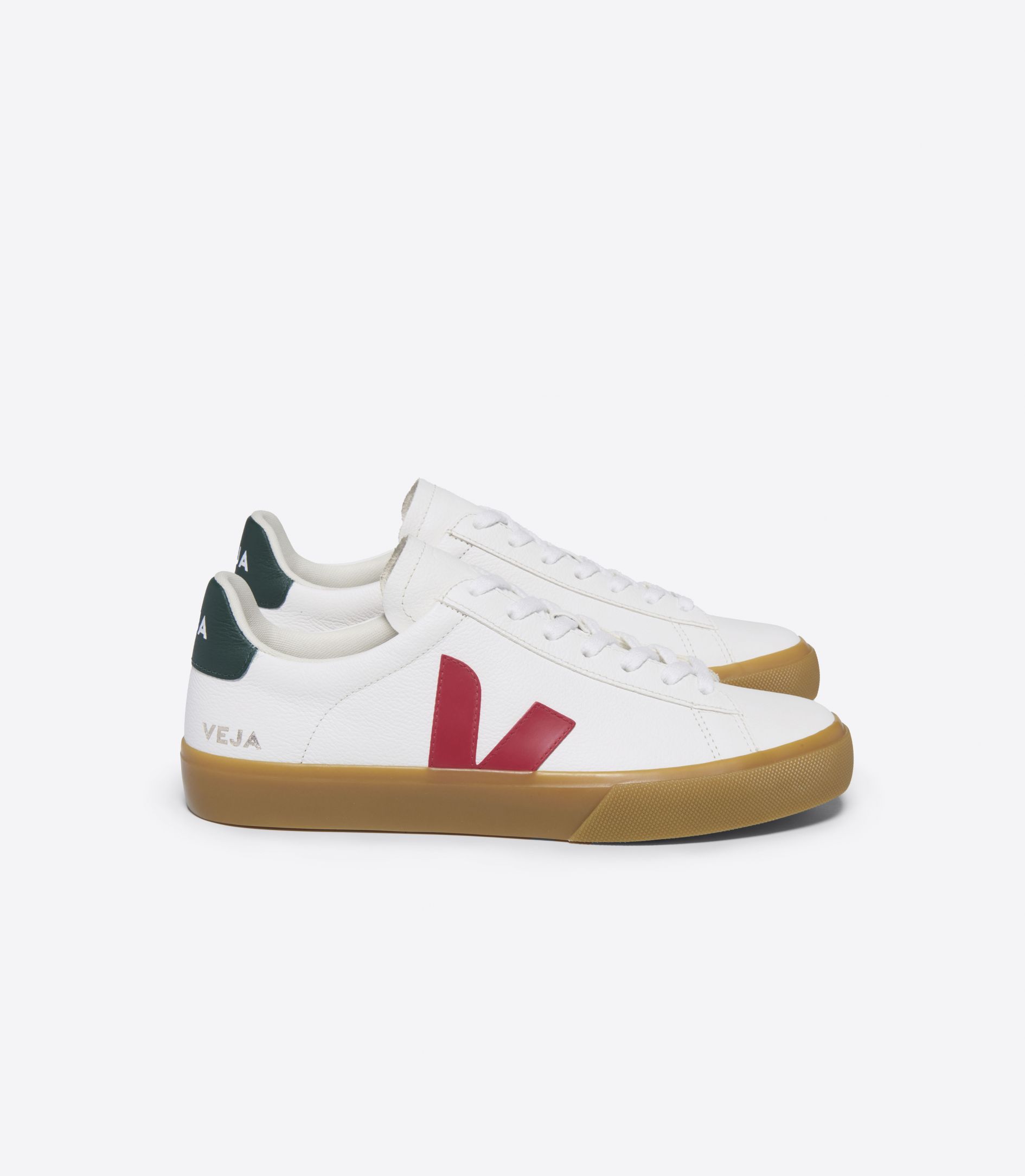 VEJA CAMPO LEATHER WHITE PEKIN POKER NATURAL | VJ24201