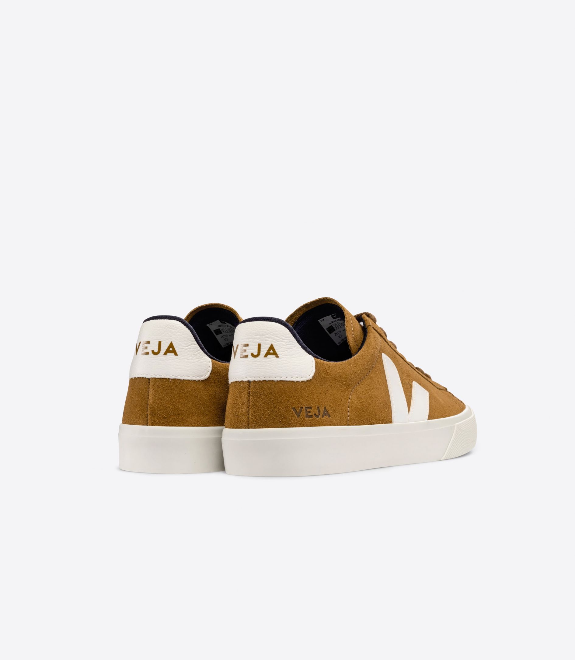 VEJA CAMPO SUEDE CAMEL WHITE | VJ24490