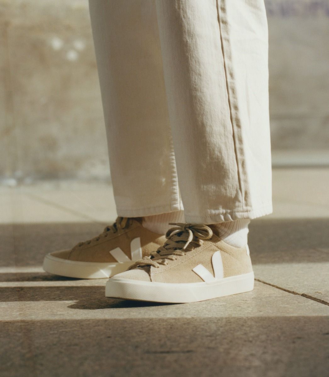 VEJA CAMPO SUEDE DUNE WHITE | VJ24194