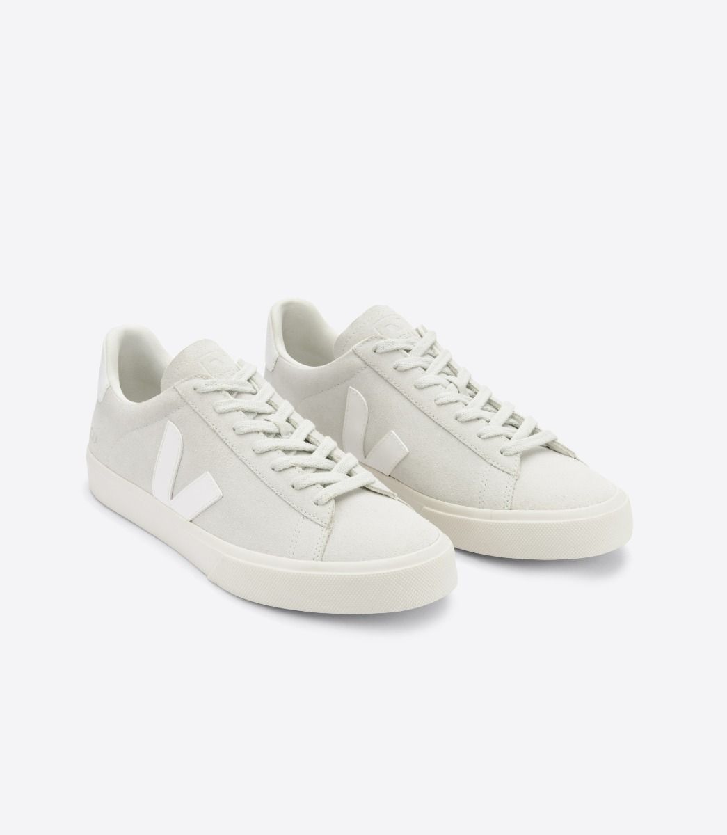 VEJA CAMPO SUEDE NATURAL WHITE | VJ24491