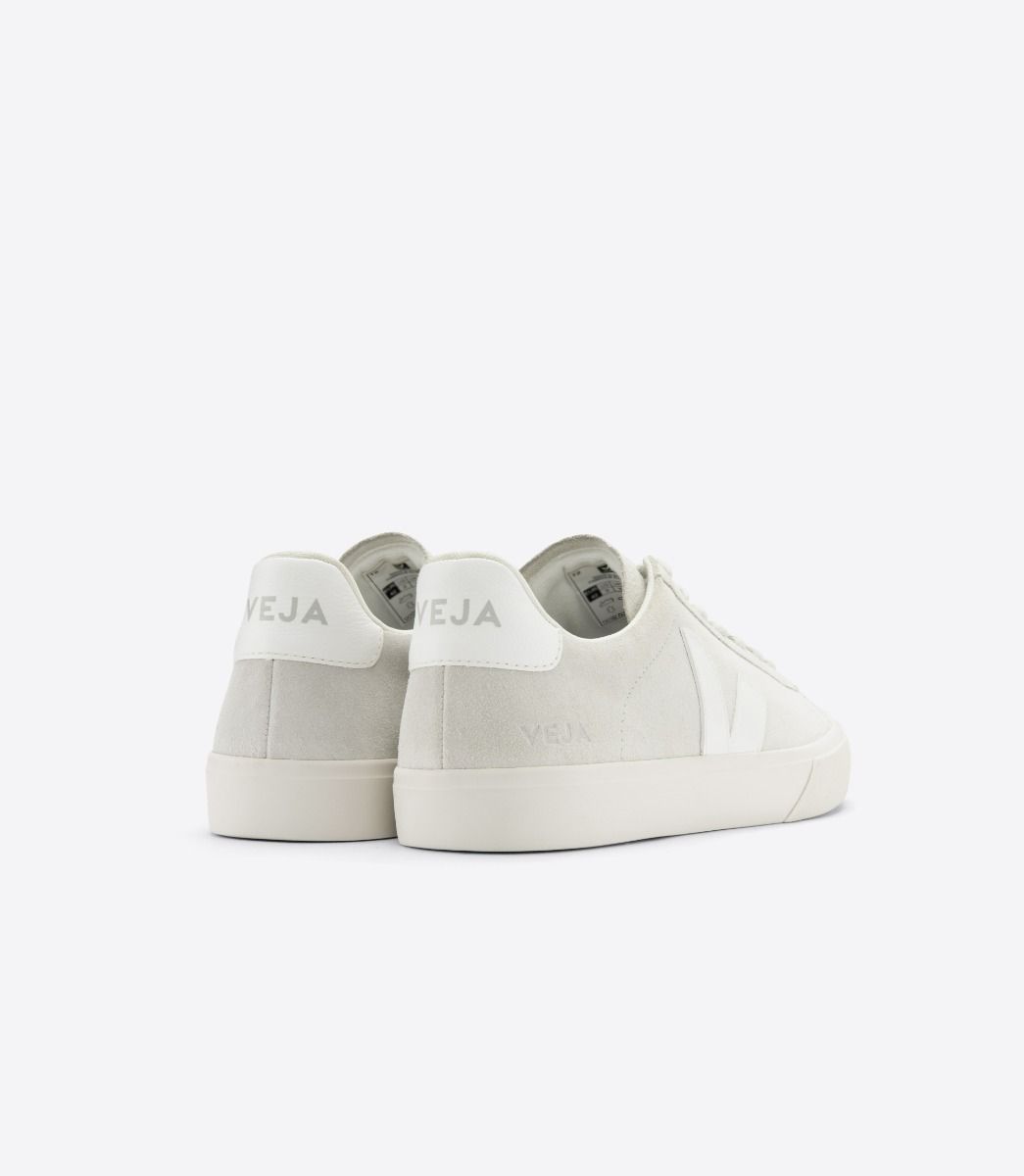 VEJA CAMPO SUEDE NATURAL WHITE | VJ24491