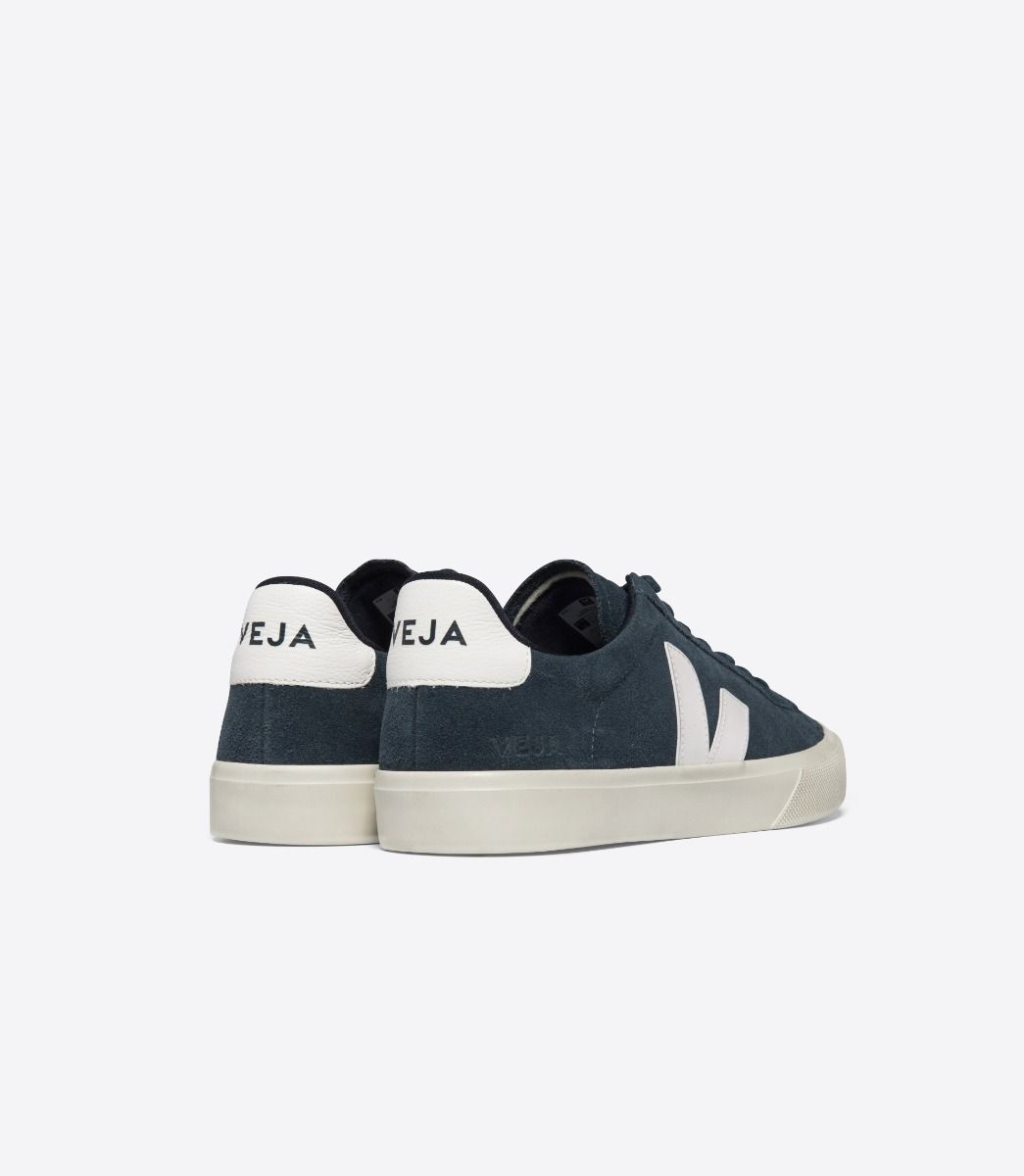 VEJA CAMPO SUEDE NAUTICO WHITE | VJ24193