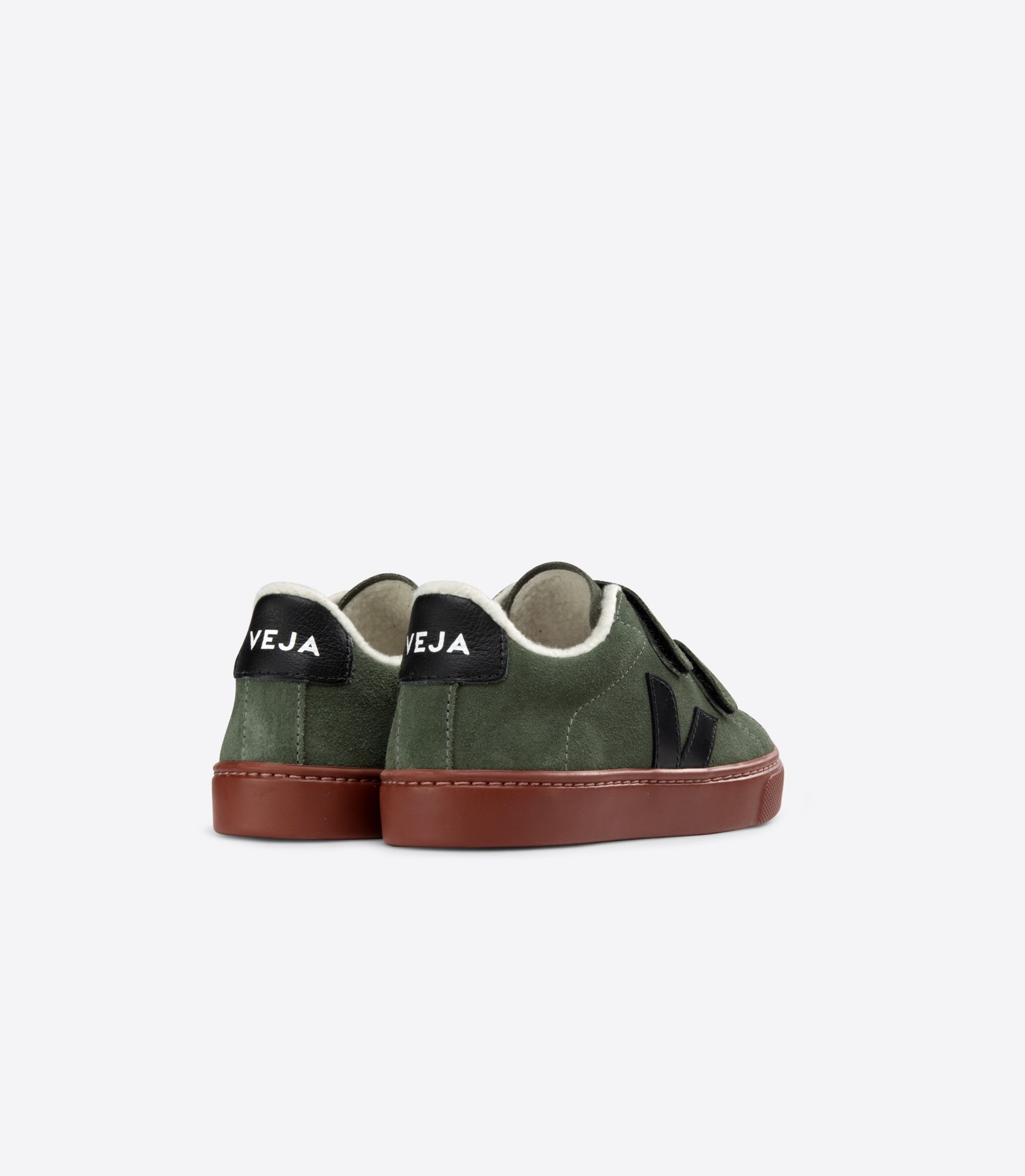 VEJA ESPLAR FURED SUEDE MUD BLACK | VJ24825