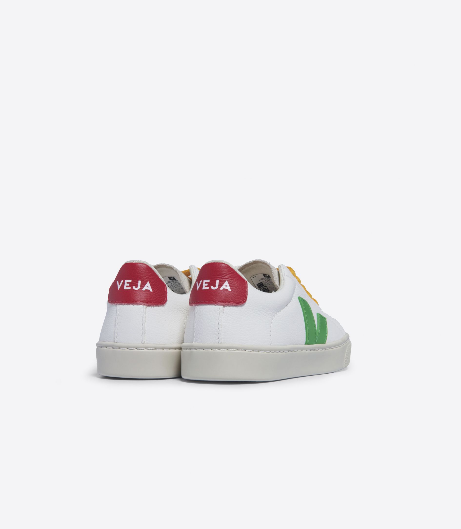 VEJA ESPLAR LACES LEATHER WHITE LEAF PEKIN | VJ24812