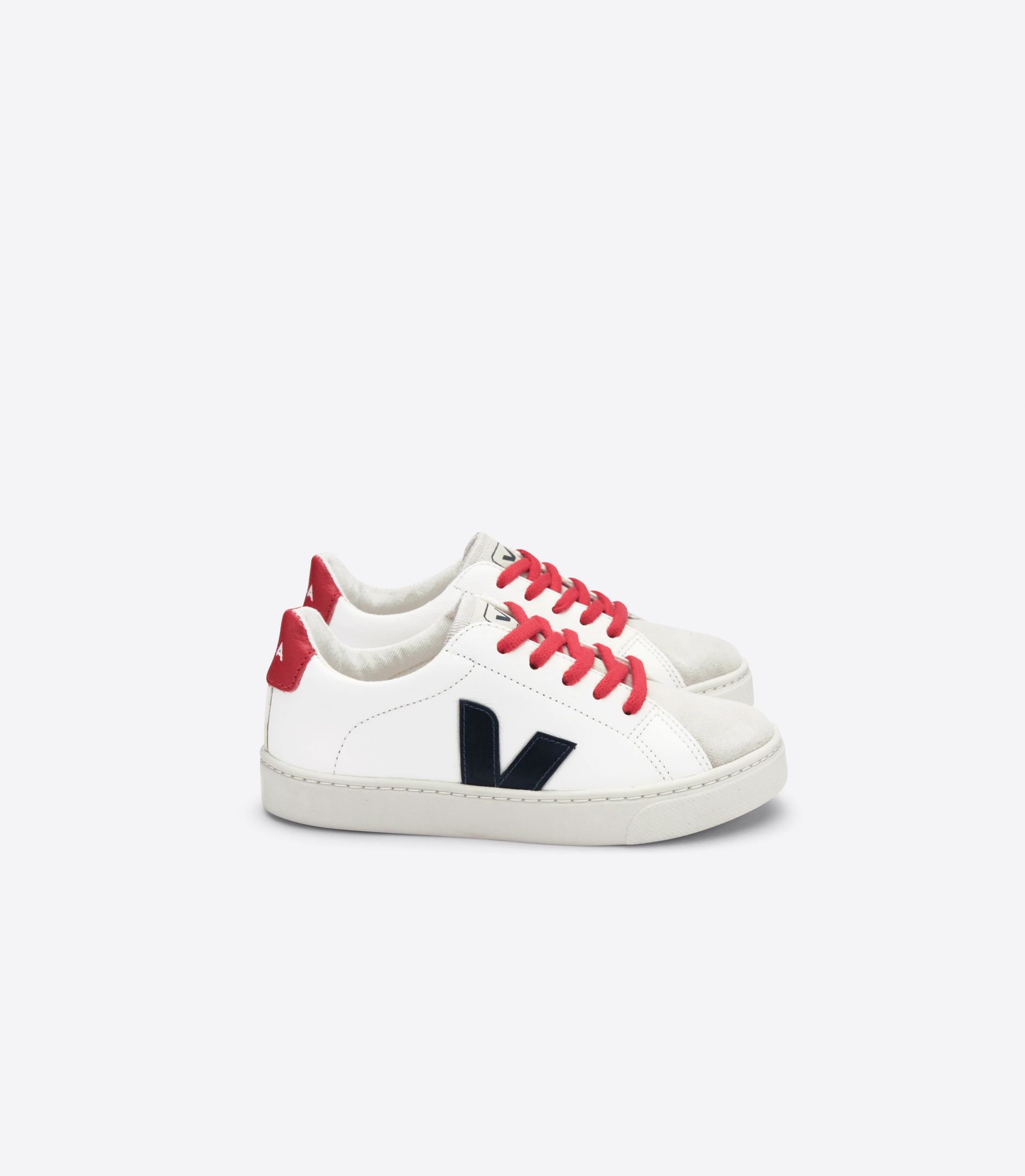 VEJA ESPLAR LACES LEATHER WHITE NAUTICO PEKIN | VJ24846