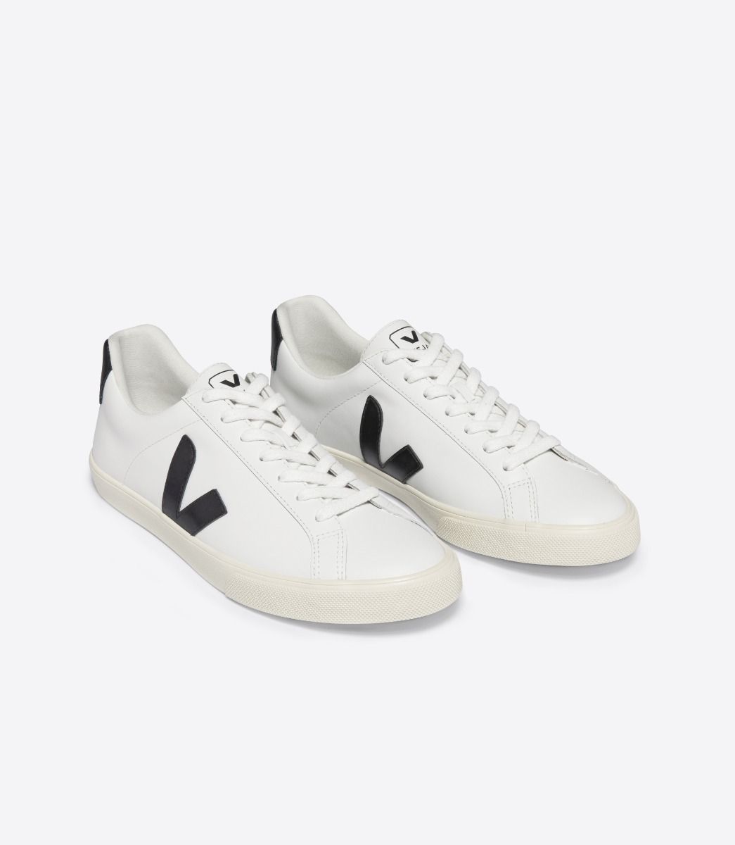 VEJA ESPLAR LEATHER WHITE BLACK | VJ24288