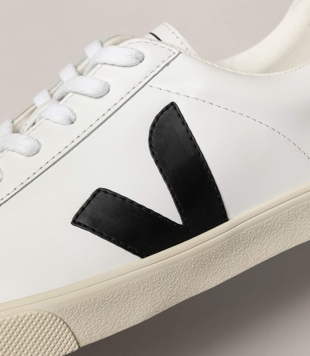 VEJA ESPLAR LEATHER WHITE BLACK | VJ24288