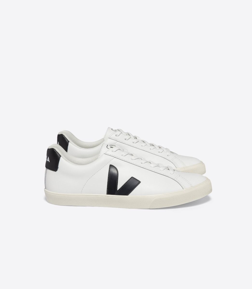 VEJA ESPLAR LEATHER WHITE BLACK | VJ24525