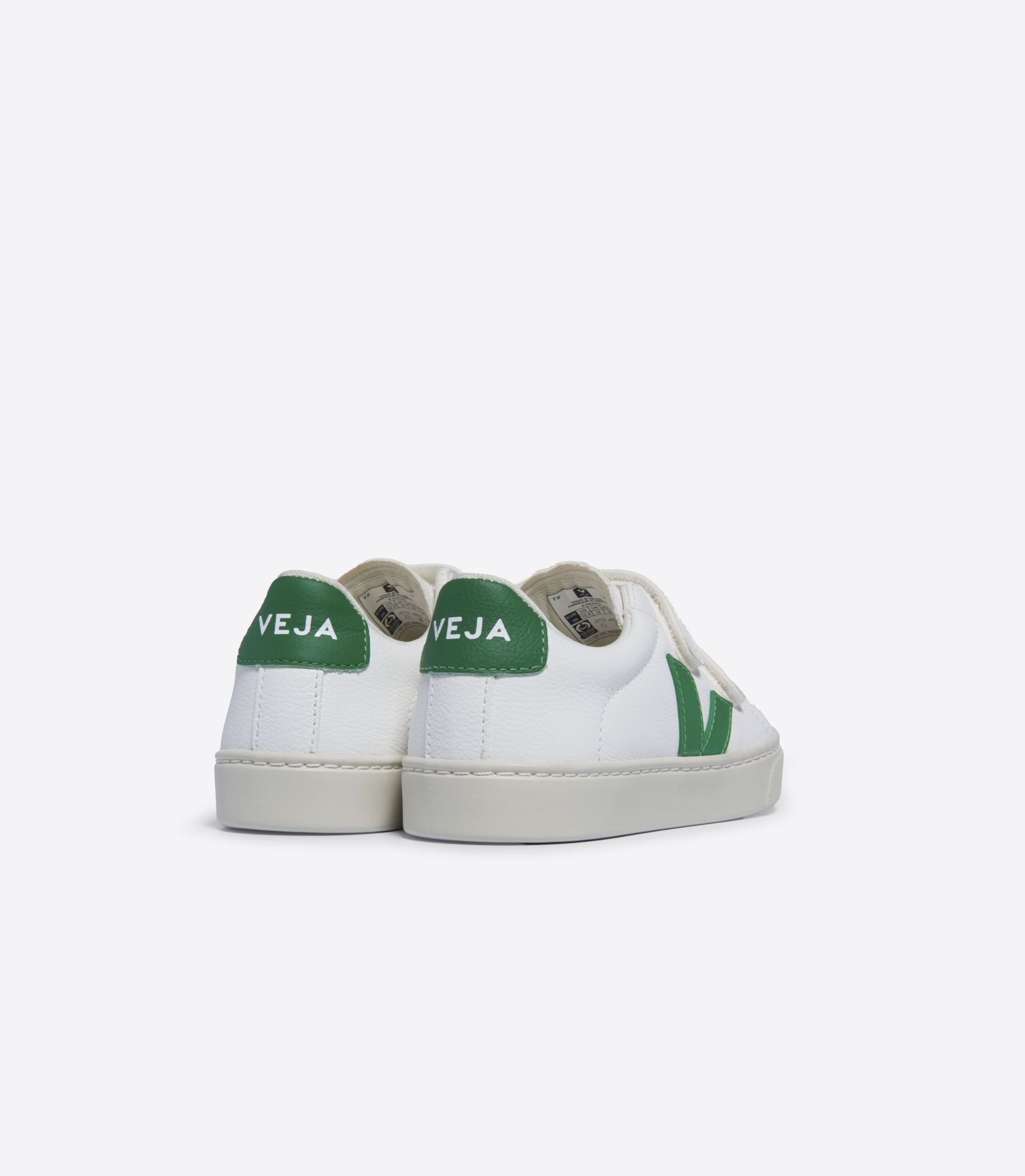 VEJA ESPLAR LEATHER WHITE EMERAUDE | VJ24856