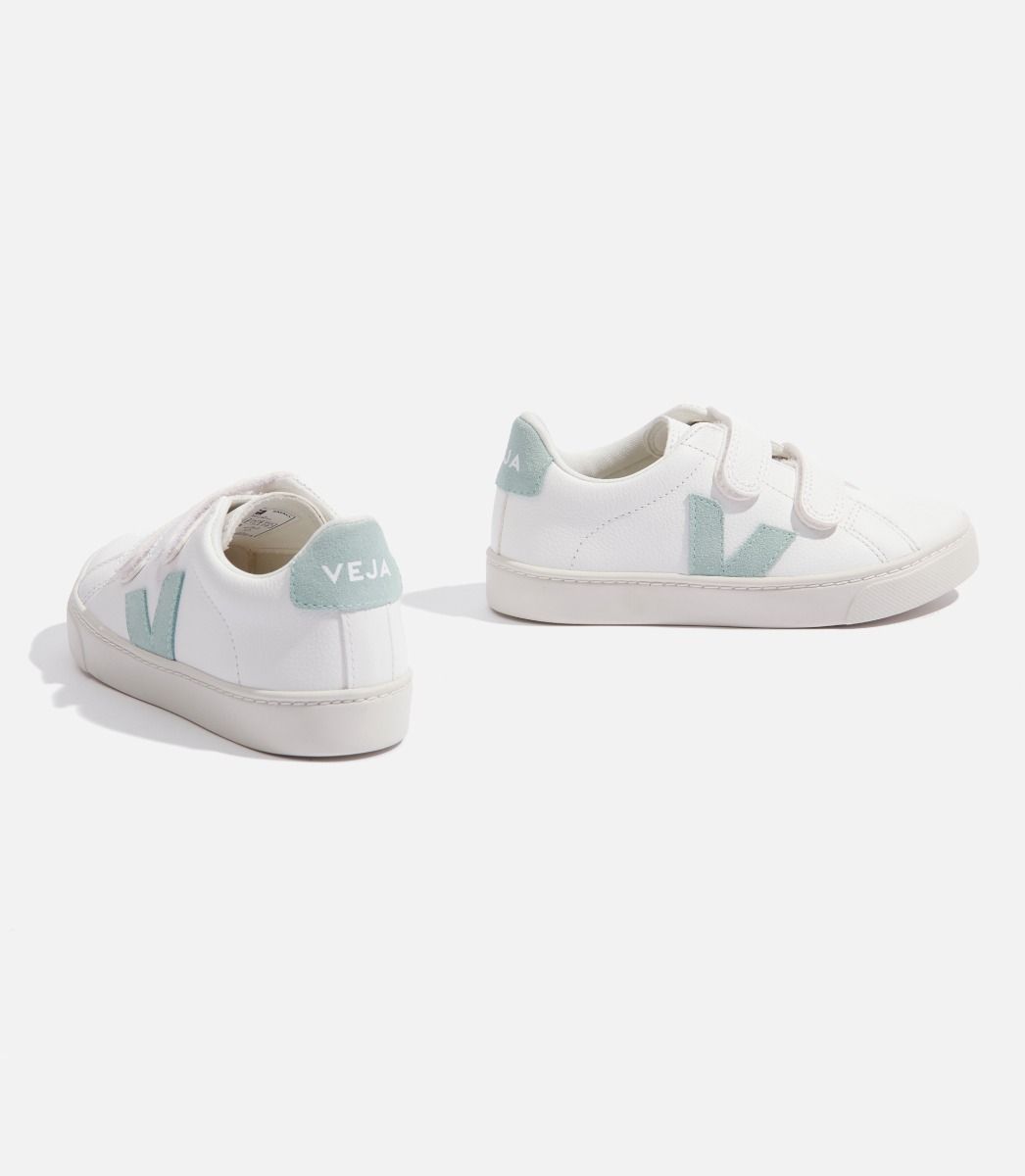 VEJA ESPLAR LEATHER WHITE MATCHA | VJ24857