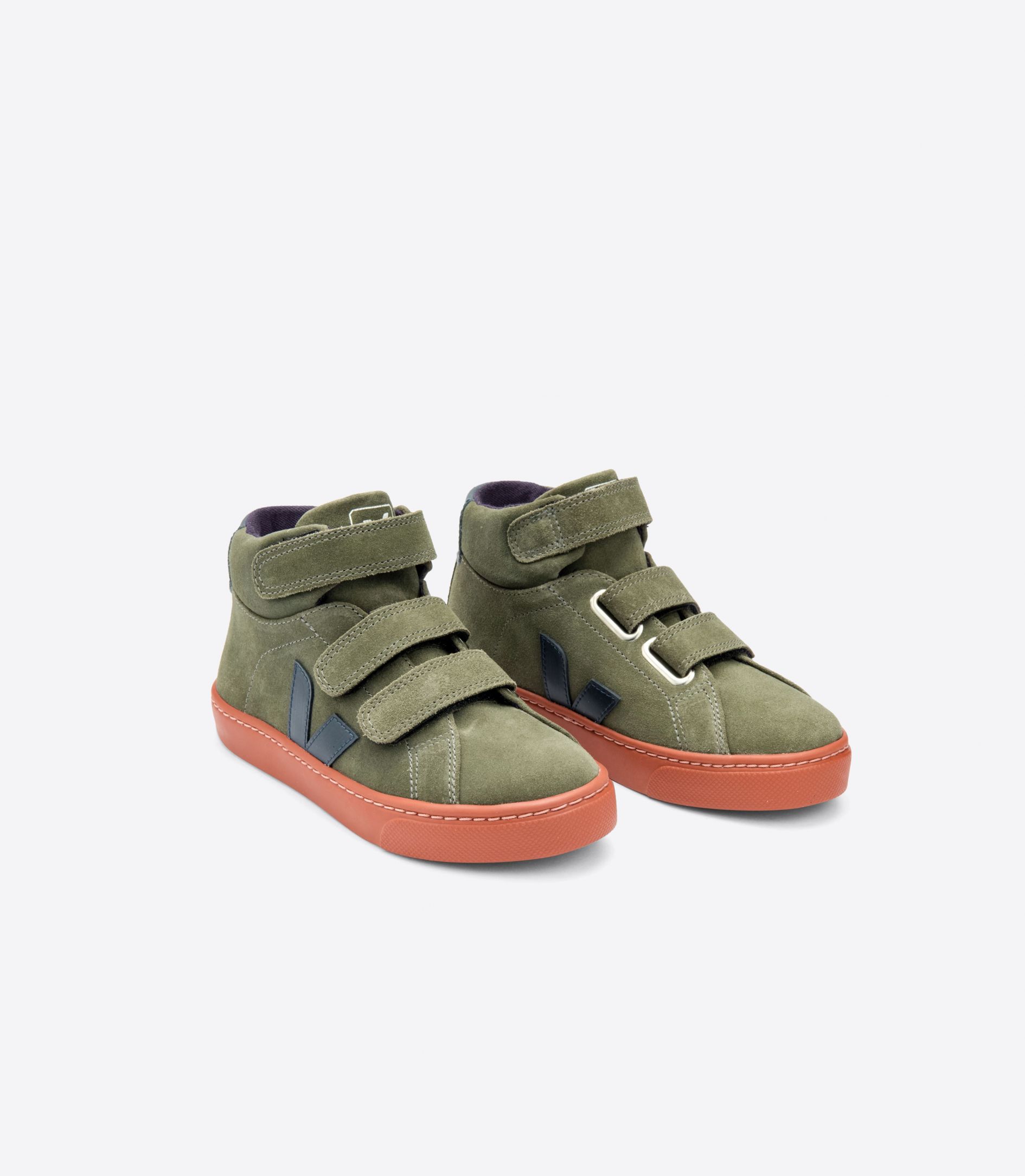 VEJA ESPLAR MID SUEDE MUD NAUTICO RUST SOLE | VJ24881