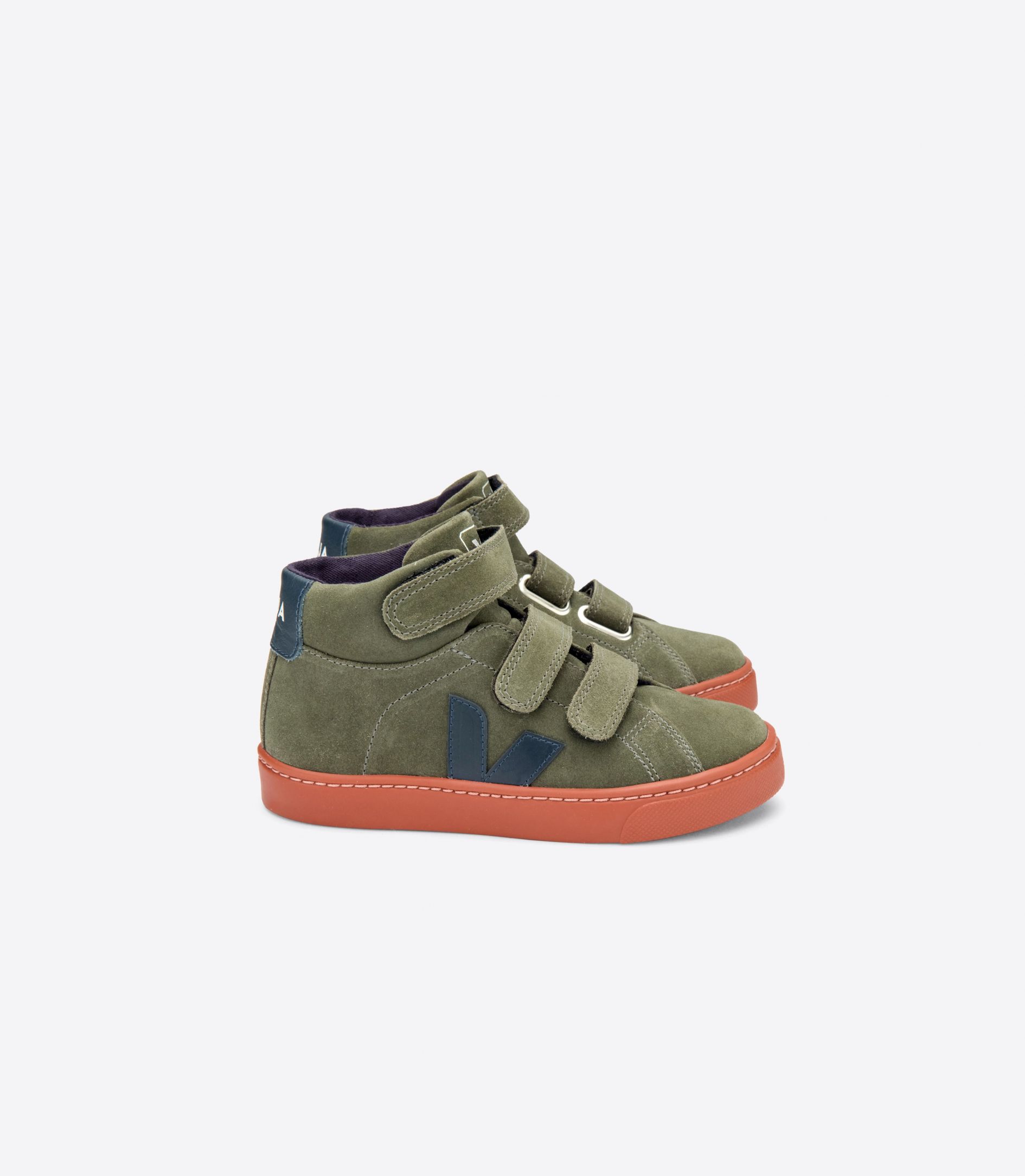 VEJA ESPLAR MID SUEDE MUD NAUTICO RUST SOLE | VJ24881