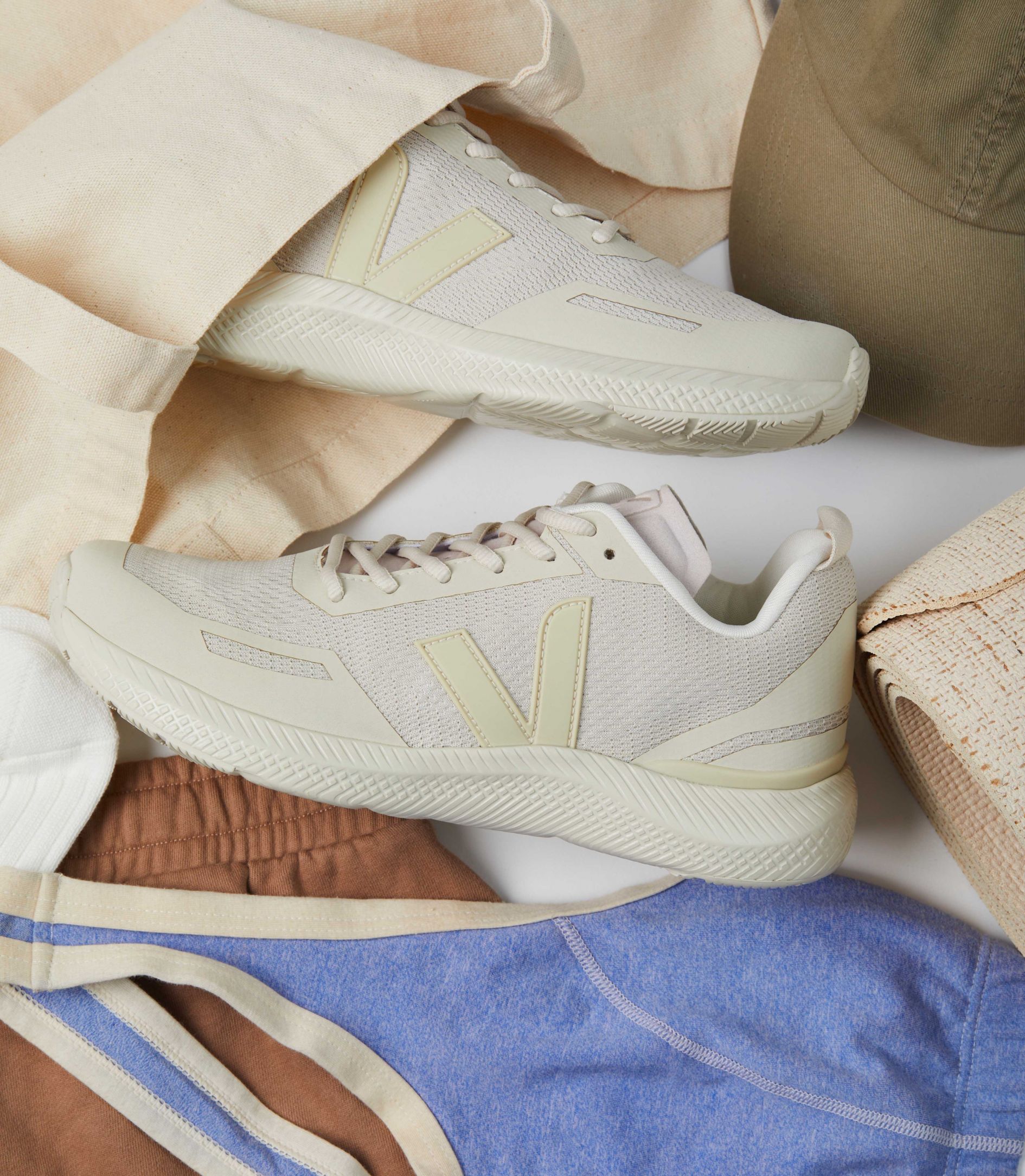 VEJA IMPALA ENGINEERED-MESH NATURAL PIERRE | VJ24443