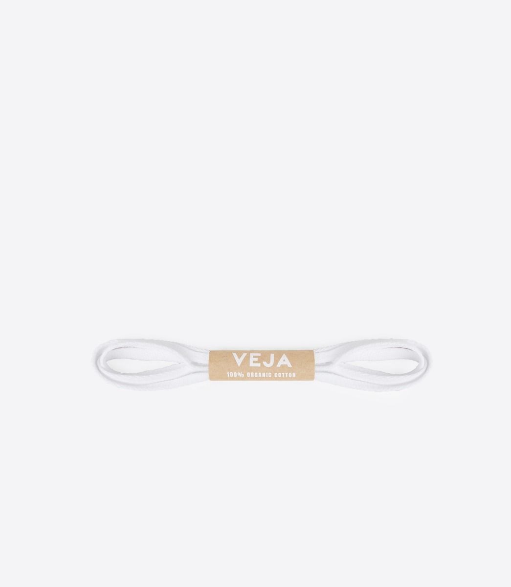 VEJA LACES ORGANIC COTTON WHITE | VJ24931