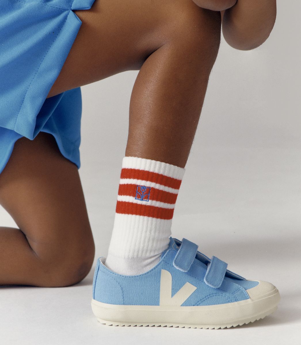 VEJA OLLIE CANVAS AQUA PIERRE | VJ24806