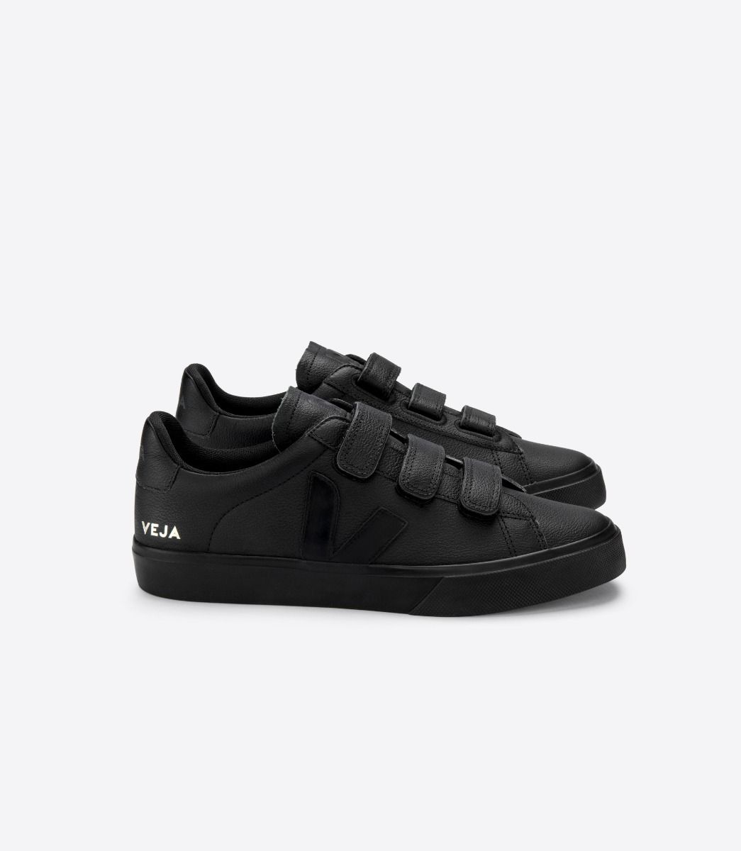 VEJA RECIFE LEATHER FULL BLACK | VJ24352