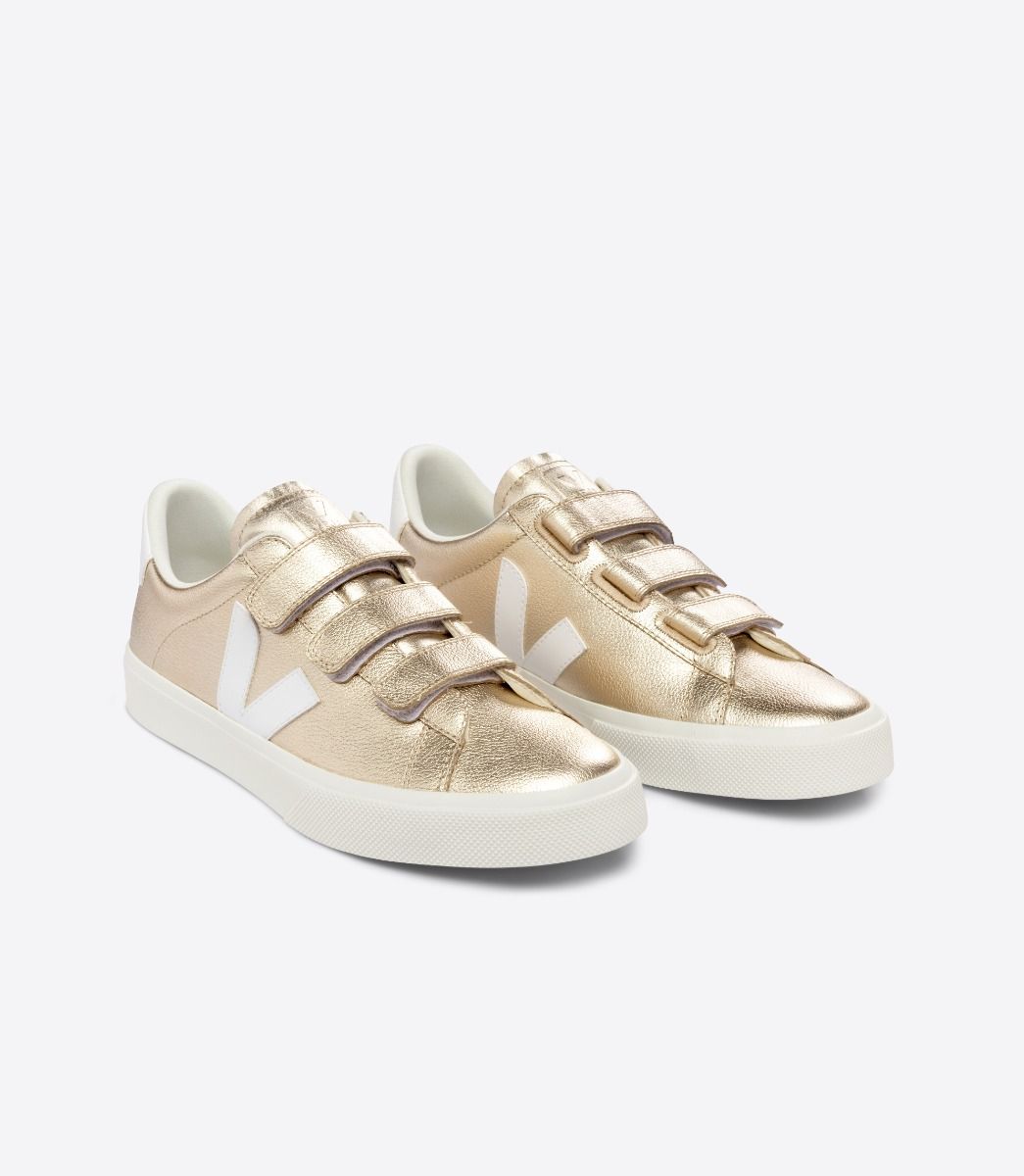 VEJA RECIFE LEATHER PLATINE WHITE | VJ24606