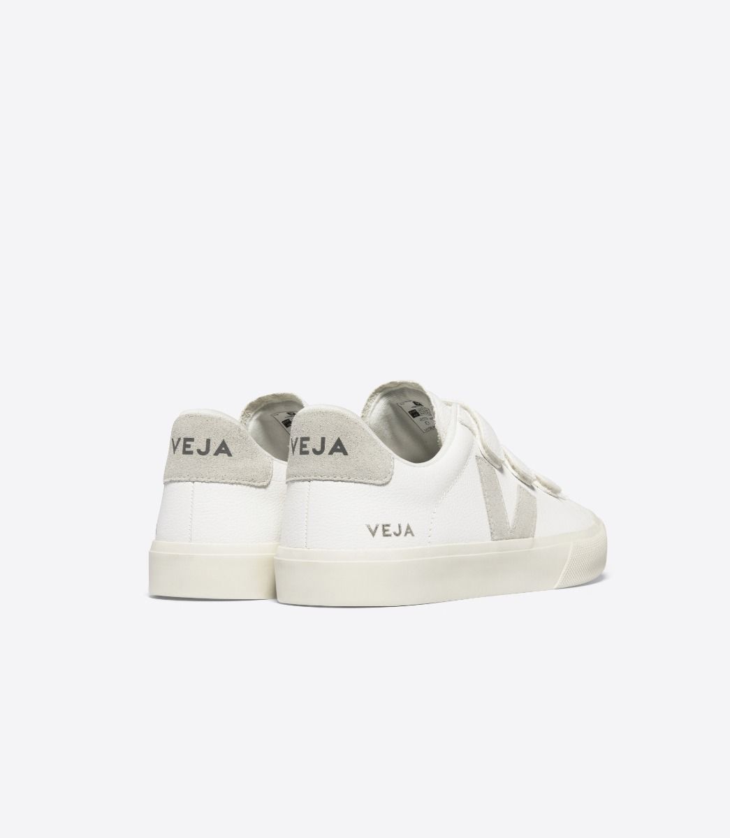 VEJA RECIFE LEATHER WHITE NATURAL | VJ24356